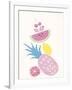 Funky Pineapple-Clara Wells-Framed Giclee Print