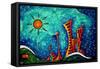 Funky Town-Megan Aroon Duncanson-Framed Stretched Canvas