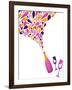 Funky Wine Background-Marish-Framed Art Print