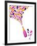 Funky Wine Background-Marish-Framed Art Print