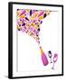 Funky Wine Background-Marish-Framed Art Print