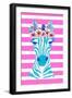 Funky Zebra-Kali Wilson-Framed Art Print