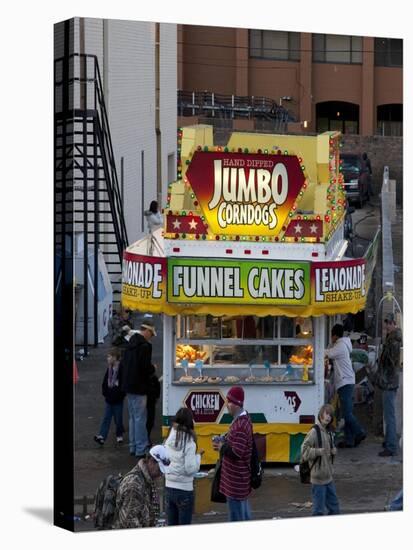 Funnel Cakes Are Available In Many Flavors At The Mardi Gras Celebration In Mobile, Alabama-Carol Highsmith-Stretched Canvas