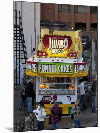 Funnel Cakes Are Available In Many Flavors At The Mardi Gras Celebration In Mobile, Alabama-Carol Highsmith-Mounted Art Print