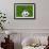 Funny Brazil Soccer Dog-Javier Brosch-Framed Photographic Print displayed on a wall