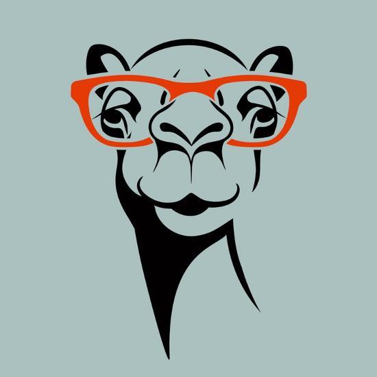 Funny Camel Wearing Glasses. Vector Illustration for T Shirt, Poster, Print  Design.' Poster - TeddyandMia | AllPosters.com