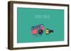 Funny Camera and Camera Roll. Vector Illustration.-Serbinka-Framed Premium Giclee Print