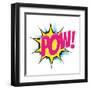 Funny Cartoon Explosion-shockfactor-Framed Art Print