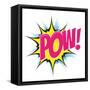 Funny Cartoon Explosion-shockfactor-Framed Stretched Canvas