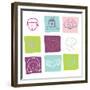 Funny Cartoon Icons-smilewithjul-Framed Premium Giclee Print