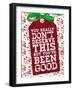 Funny Christmas Present Tags I-Lanie Loreth-Framed Art Print