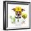 Funny Dog Brazil-Javier Brosch-Framed Photographic Print