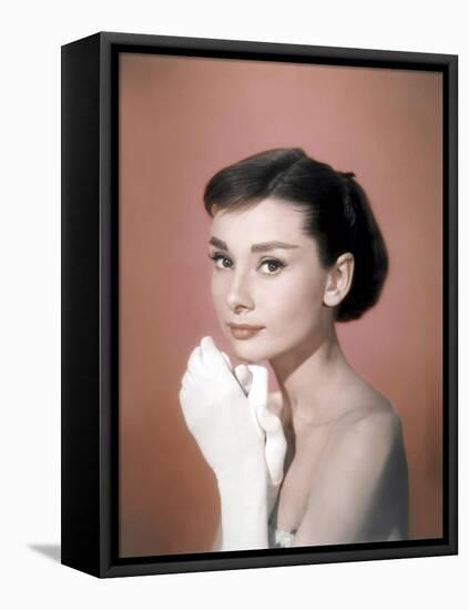 Funny Face, Audrey Hepburn, Directed by Stanley Donen, 1957-null-Framed Stretched Canvas