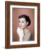 Funny Face, Audrey Hepburn, Directed by Stanley Donen, 1957-null-Framed Photo