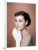 Funny Face, Audrey Hepburn, Directed by Stanley Donen, 1957-null-Framed Photo