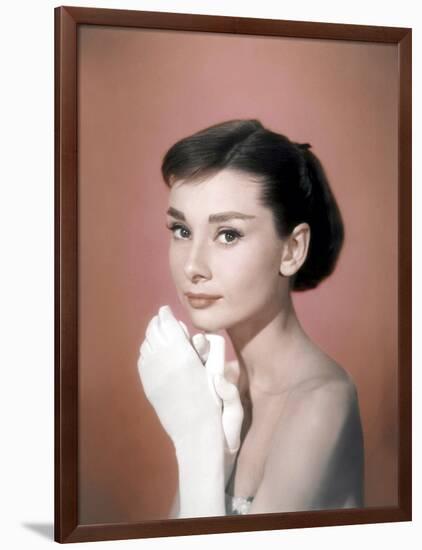 Funny Face, Audrey Hepburn, Directed by Stanley Donen, 1957-null-Framed Photo