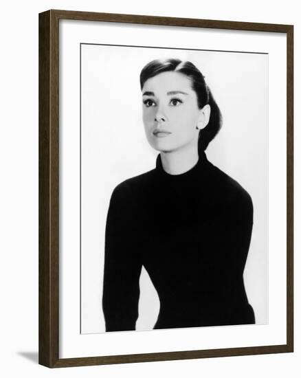 Funny Face, Audrey Hepburn, Directed by Stanley Donen, 1957-null-Framed Photographic Print