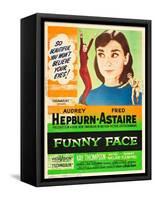 Funny Face, Audrey Hepburn, Fred Astaire, 1957-null-Framed Stretched Canvas