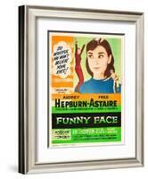 Funny Face, Audrey Hepburn, Fred Astaire, 1957-null-Framed Art Print