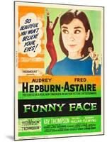 Funny Face, Audrey Hepburn, Fred Astaire, 1957-null-Mounted Art Print