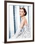 Funny Face, Audrey Hepburn, (in a Givenchy evening gown), 1957-null-Framed Photo