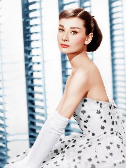 Funny Face, Audrey Hepburn, (in a Givenchy evening gown), 1957 Photo | AllPosters.com Funny Face, Audrey Hepburn, (in a Givenchy evening gown), 1957 Photo | AllPosters.com