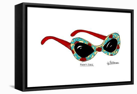 Funny Face-Jennifer Goldberger-Framed Stretched Canvas