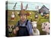 Funny Farm 1-Leah Saulnier-Stretched Canvas