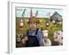 Funny Farm 1-Leah Saulnier-Framed Giclee Print