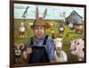 Funny Farm 1-Leah Saulnier-Framed Giclee Print