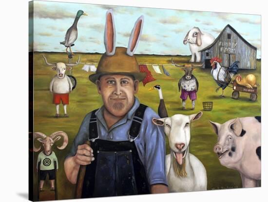 Funny Farm 1-Leah Saulnier-Stretched Canvas