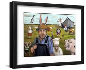 Funny Farm 1-Leah Saulnier-Framed Premium Giclee Print