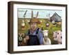 Funny Farm 1-Leah Saulnier-Framed Giclee Print