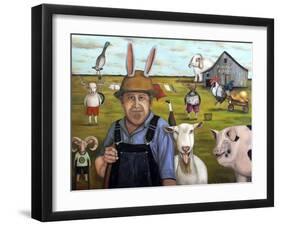 Funny Farm 1-Leah Saulnier-Framed Giclee Print
