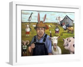 Funny Farm 1-Leah Saulnier-Framed Giclee Print