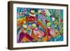 Funny Frogs-Oxana Zaiko-Framed Giclee Print