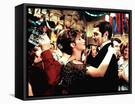 Funny Girl, Barbra Streisand, Omar Sharif, 1968-null-Framed Stretched Canvas