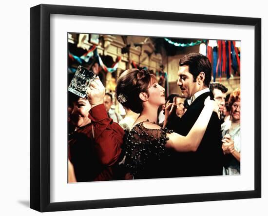 Funny Girl, Barbra Streisand, Omar Sharif, 1968-null-Framed Photo