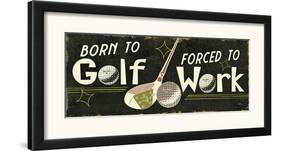 Funny Golf III-Pela Design-Framed Art Print