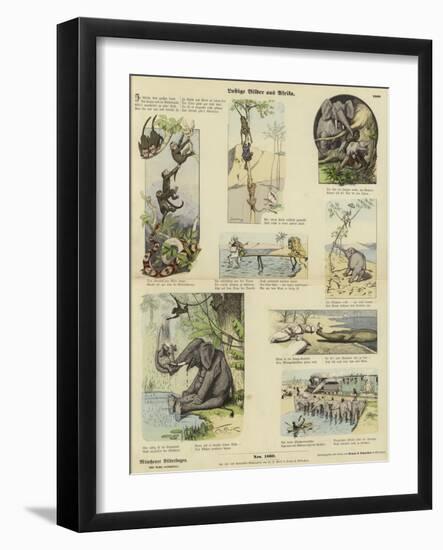 Funny Pictures from Africa-null-Framed Giclee Print