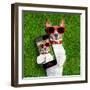 Funny Selfie Dog-Javier Brosch-Framed Photographic Print