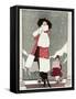 Fur Coat and New Hat 1919-Wilton Williams-Framed Stretched Canvas
