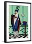 Fur Coat with Muslin Tunic from Costumes Parisiens, 1913-null-Framed Giclee Print