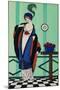 Fur Coat with Muslin Tunic from Costumes Parisiens, 1913-null-Mounted Giclee Print