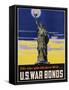 Fur Eine Glucklichere Welt ... U.S. War Bonds Poster-null-Framed Stretched Canvas