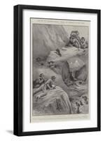 Fur for the European Market, Killing the Chinchilla in the Andes-Paul Frenzeny-Framed Giclee Print