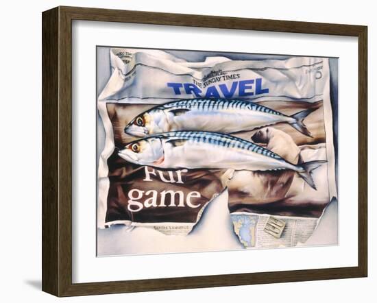 Fur Games, 1997-Sandra Lawrence-Framed Giclee Print