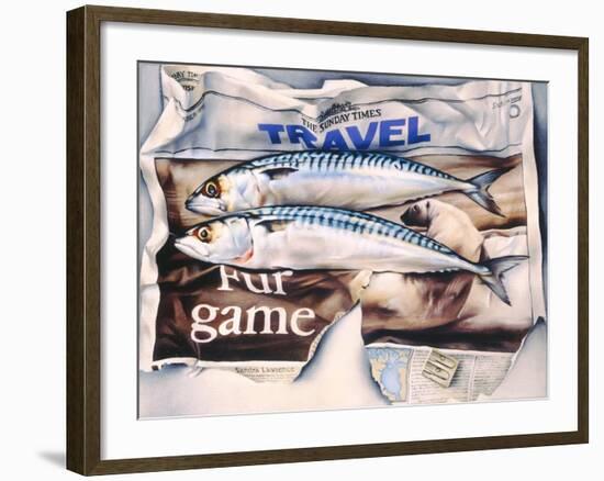 Fur Games, 1997-Sandra Lawrence-Framed Giclee Print