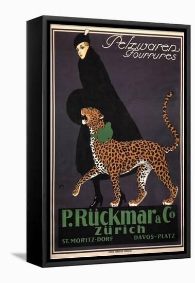 Fur Goods P. Rückmar and Co, C. 1910-Ernest Montaut-Framed Stretched Canvas