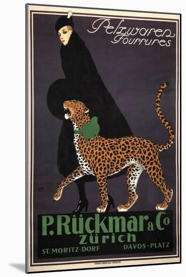 Fur Goods P. Rückmar and Co, C. 1910-Ernest Montaut-Mounted Giclee Print